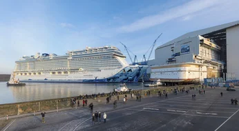 Ausdocken Norwegian Bliss